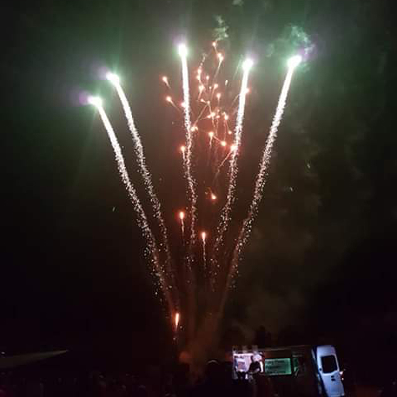Fireworks at the Robertson Showground